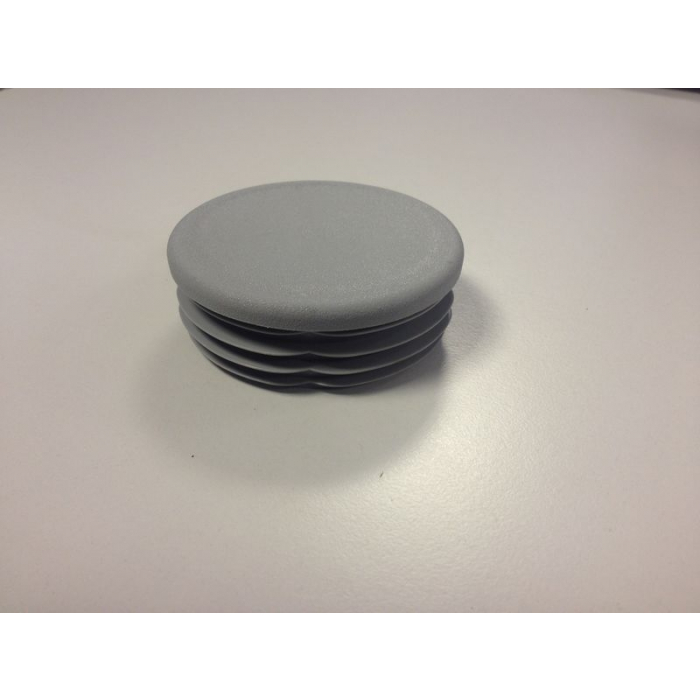 Grey Plastic End Cap 76mm For Plastic Coated Post
