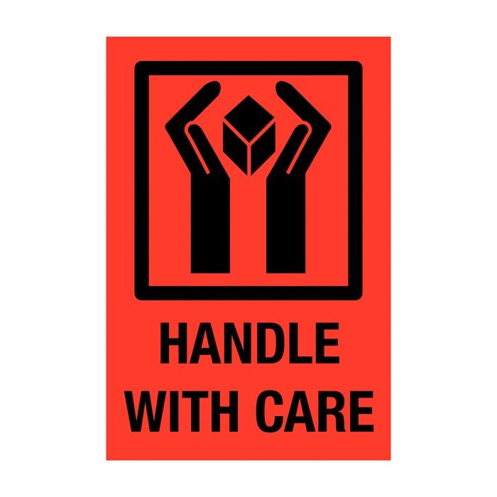 Handle With Care International Shipping Labels