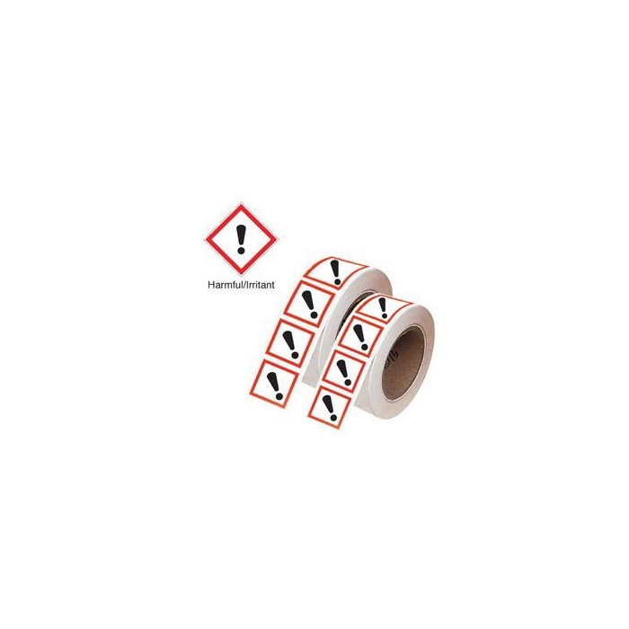 Harmful And Irritant GHS Symbols On-a-Roll Of 250