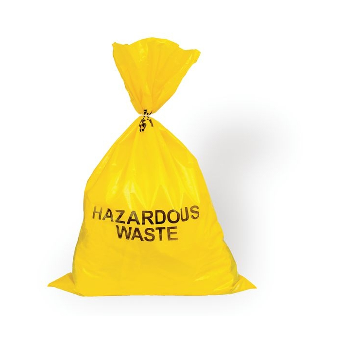 Hazardous Goods Waste Bags High Grade Polyethylene