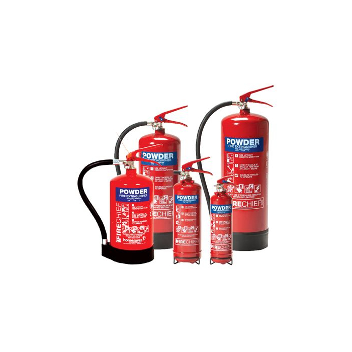 Highly Versatile ABC Dry Powder Fire Extinguishers