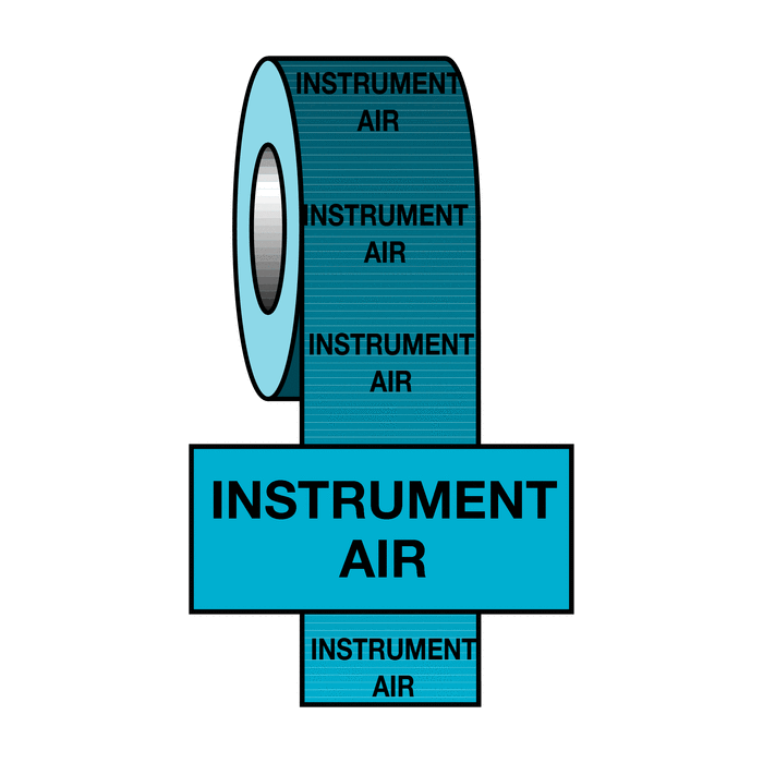 Instrument Air Pipeline Marking Information Tape