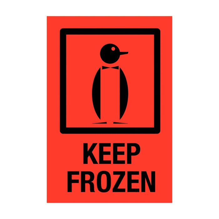 Keep Frozen International Shipping Labels