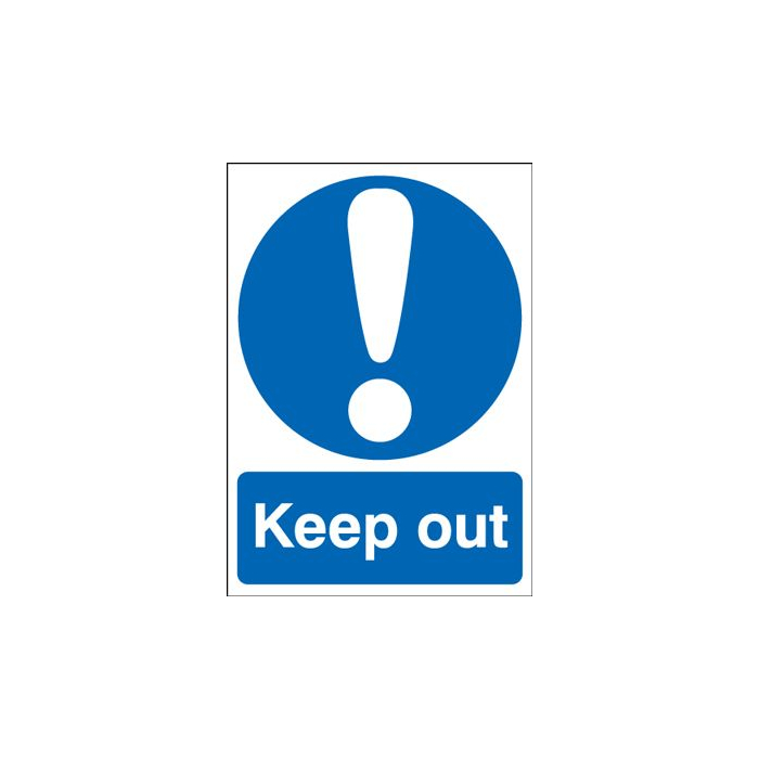 Keep Out Reflective Mandatory Information Signs