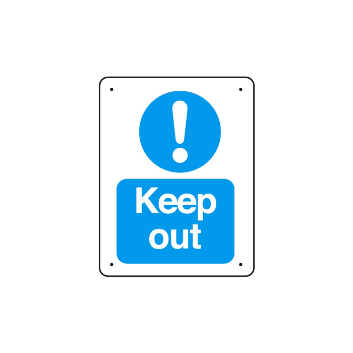 Keep Out Vandal Resistant Signs