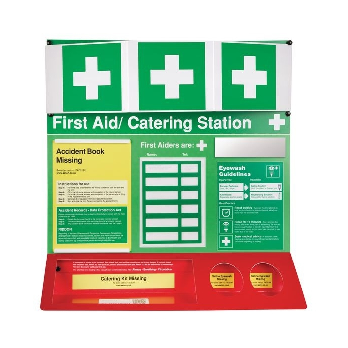 Large First Aid Catering Environment First Aid Station Unstocked