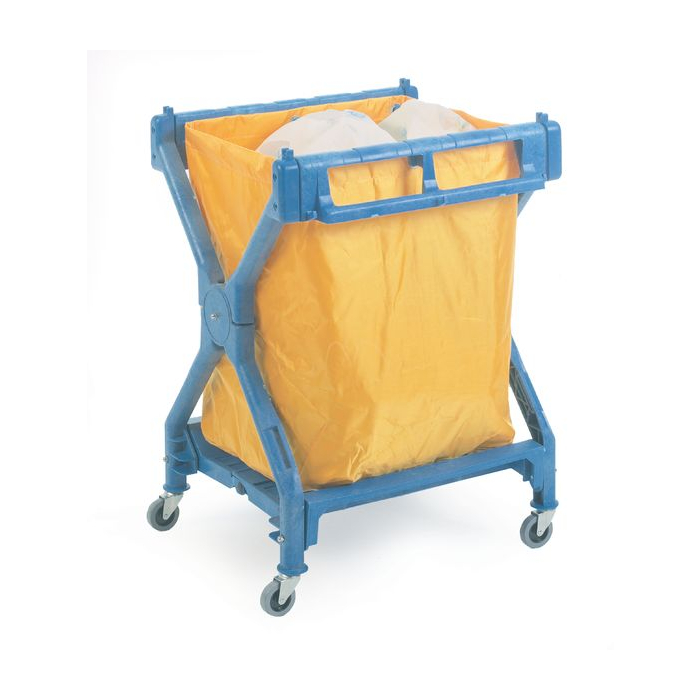 Strong Plastic Frame Folding Laundry Trolley
