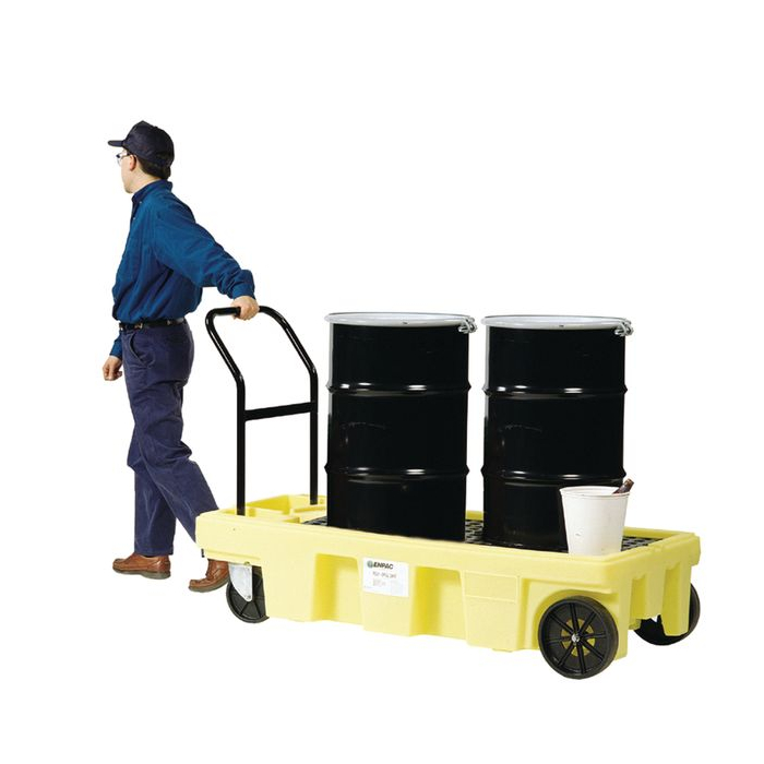 Mobile Polyethylene Drum Transporter Poly Spill Cart