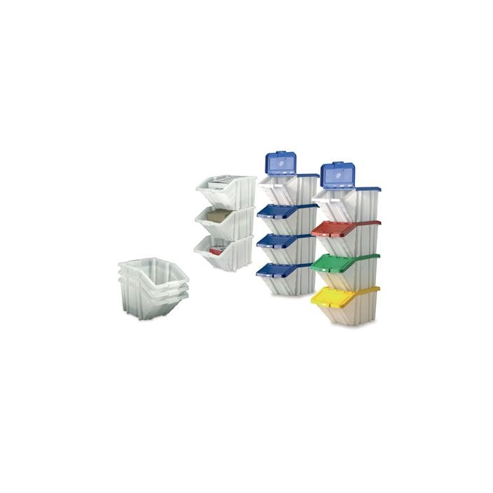 Multi Function Waste Separation Containers Pack Of 4