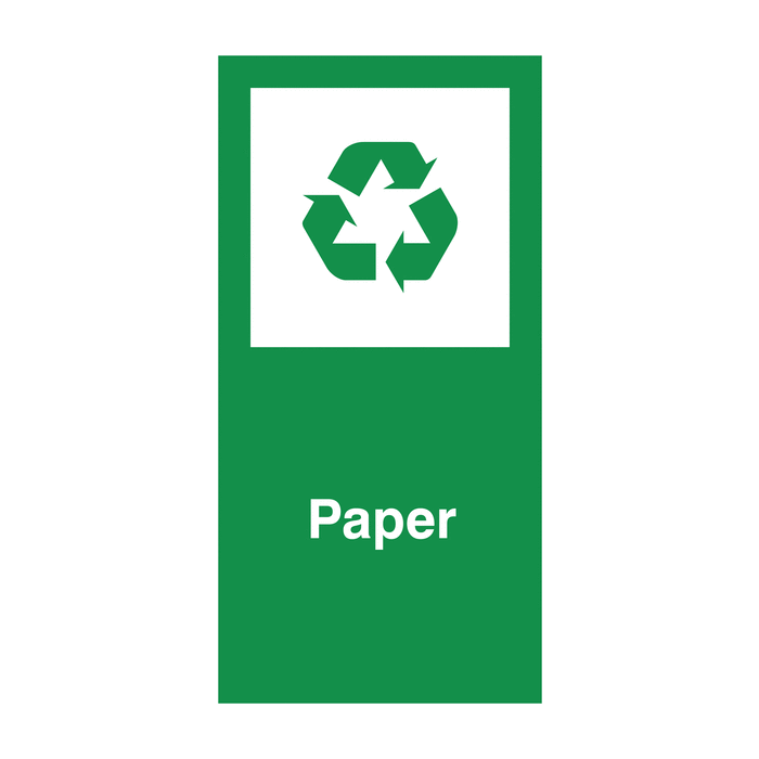 Paper Self Adhesive Vinyl Recycling Labels