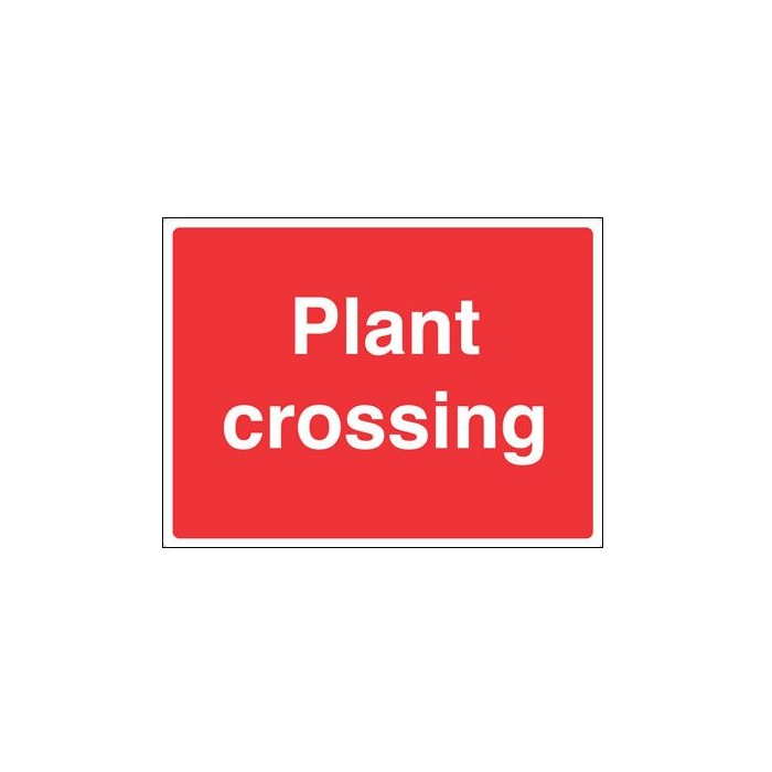Plant Crossing Economy Construction Site Signs