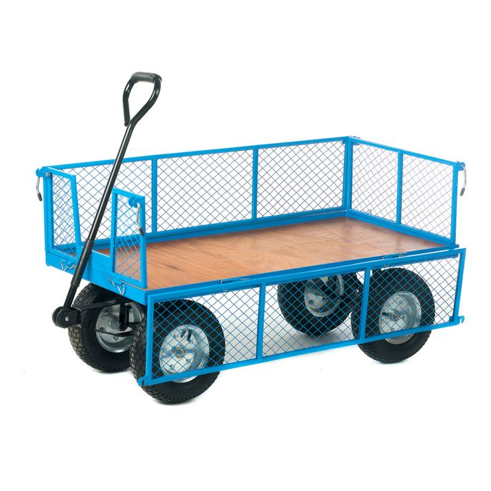 Rough Terrain Platform Truck Plywood And Sides