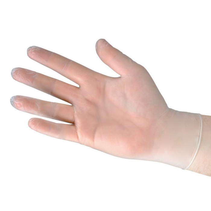 Hypoallergenic Clear Vinyl Protection Gloves
