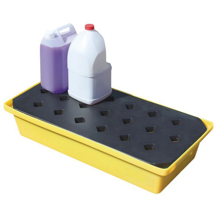The Polyethylene Chemical Resistant Spill Tray is made from polyethylene for broad chemical resistance, is lightweight, compact and can fit into small areas making the Polyethylene Chemical Resistant Spill Tray ideal for housekeeping and spill control
