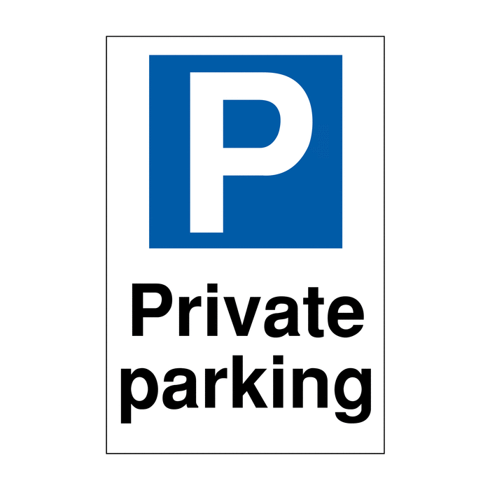Private Parking Reserved Private Parking Car Park Signs