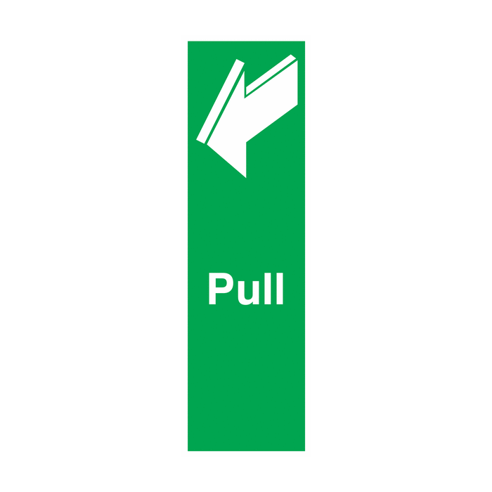Pull To Open Symbol Sign