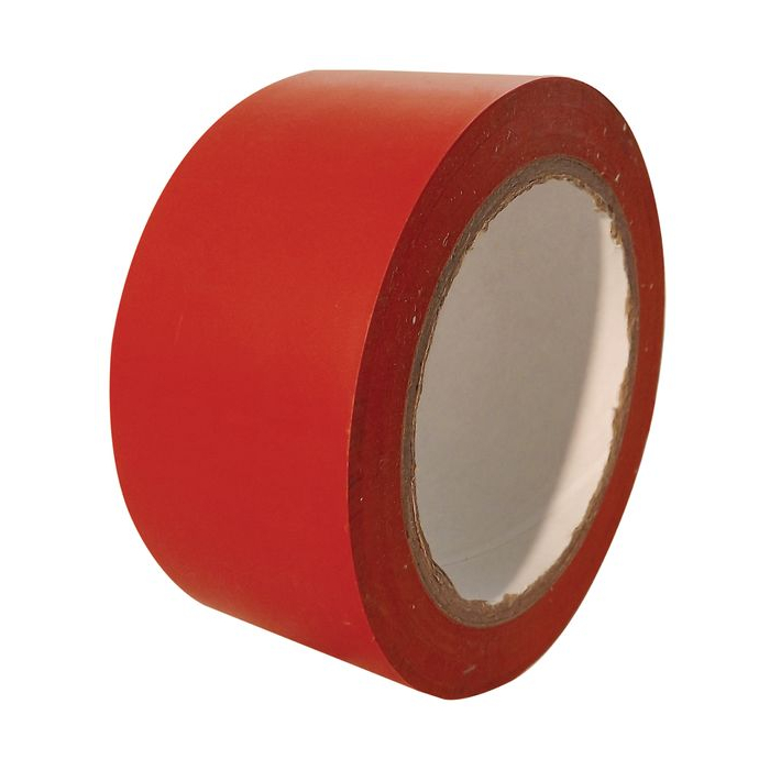 Hazard And Aisle Marking Tape In Colour Red