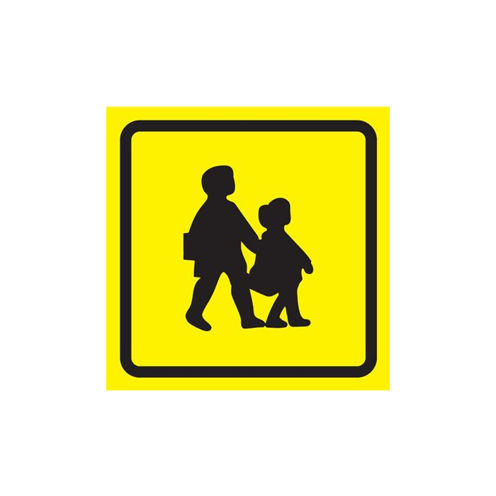 School Bus Non Reflective Sign