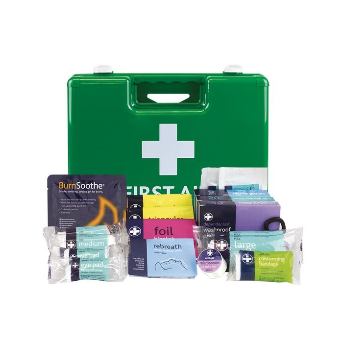 British Standard Compliant Deluxe First Aid Kit Small 