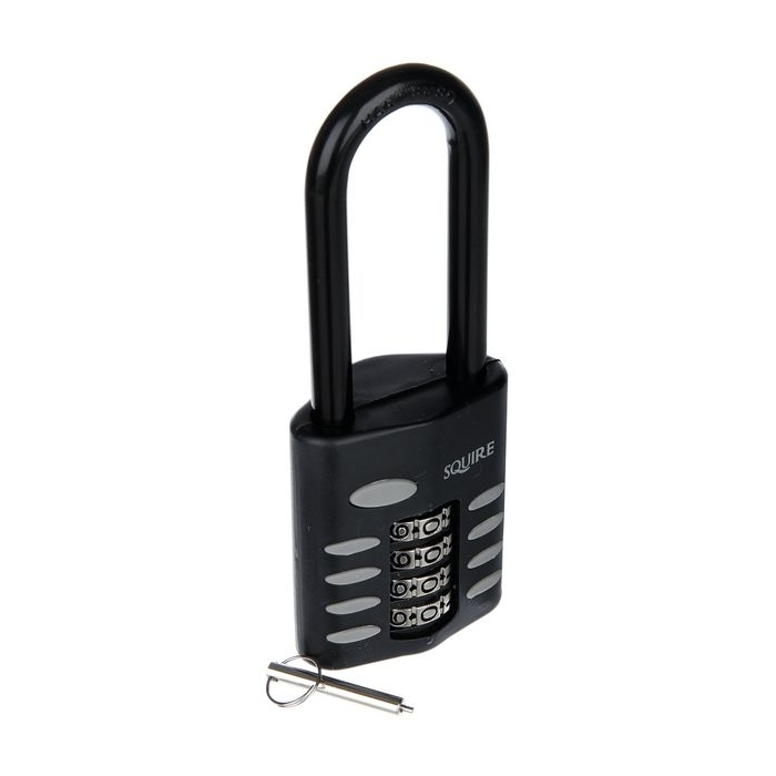 Squire® Long Open Shackle Combination Padlocks