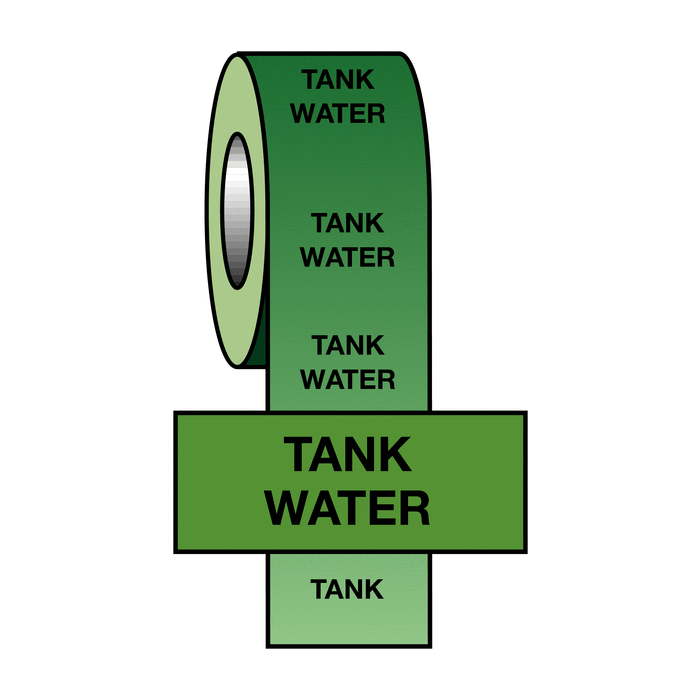 Tank Water Pipeline Marking Information Tape