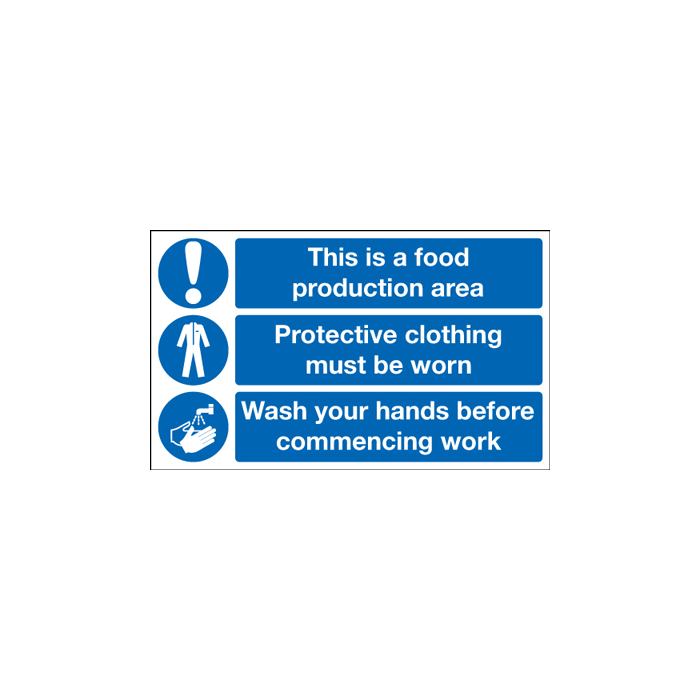 This Is A Food Production Area Sign