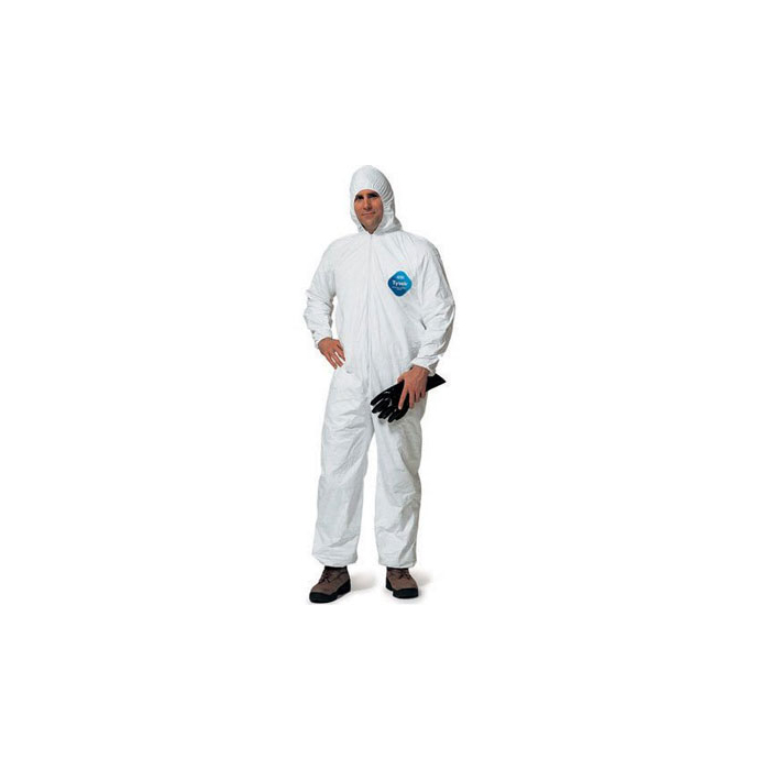 SafetyBox: Disposable Hooded Coverall Overall Large Size