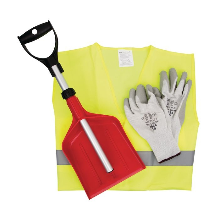 Vehicle Winter Kit With PPE Kit And Shovel