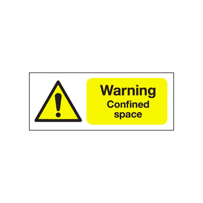 Warning Confined Space Sign