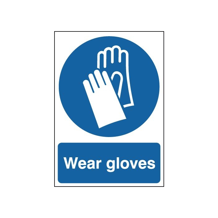 Wear Gloves Signs  Wear Gloves Signage