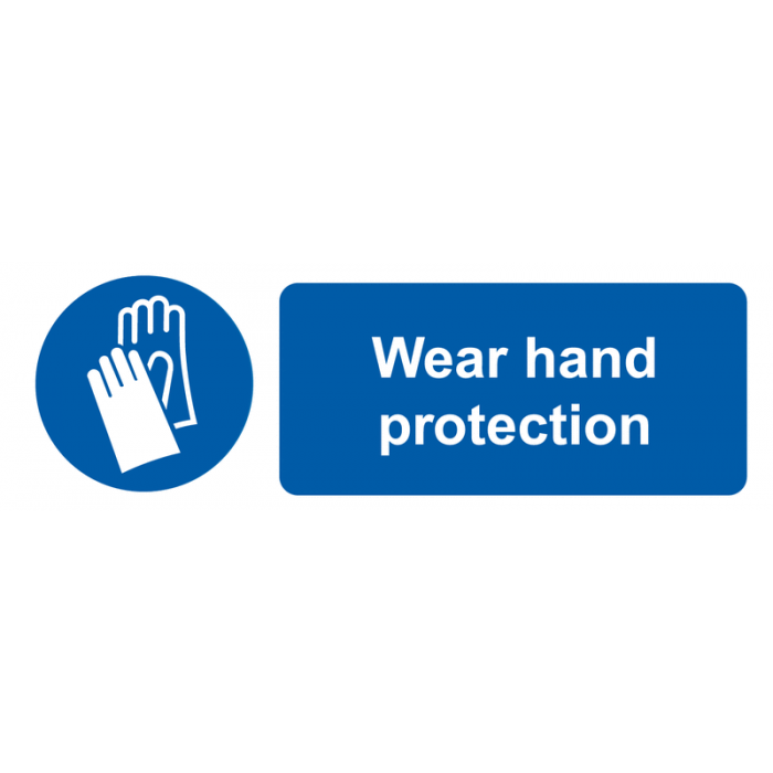 Wear Hand Protection On The Spot Labels