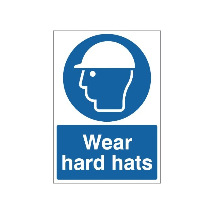 Wear Hard Hats Sign