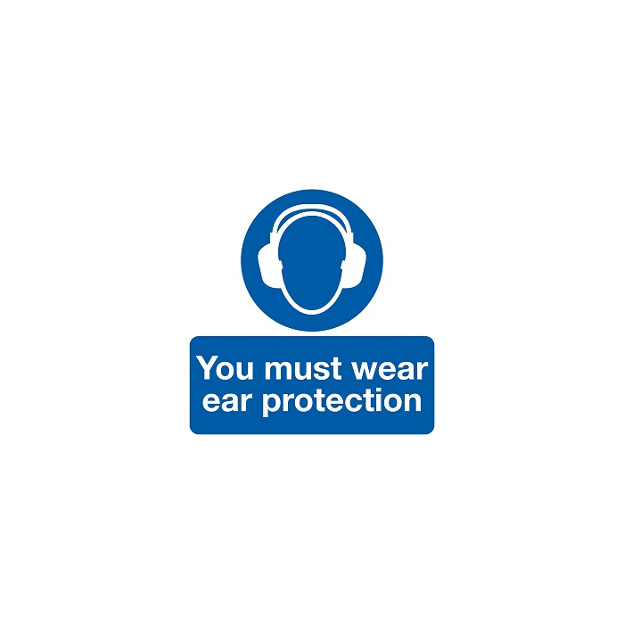 You Must Wear Ear Protection Safety Label Pack