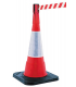 4 Traffic Cone And 4 Tensacones Barrier Unit Kit