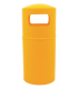Large 90 Litre Capacity Imperial Litter Bins Yellow