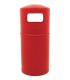 Large 90 Litre Capacity Imperial Litter Bins Red