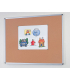 Biodegradable Natural Cork Pinning Notice Boards With Aluminium Frame