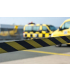 Black And Yellow Plastic Barrier Tapes