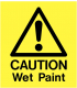 Caution Wet Paint Janitorial A Board Floor Safety Signs