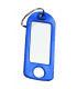 Colour Coded Key Tags With Hanging Hole In Blue