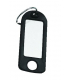 Colour Coded Key Tags With Hanging Hole In Black