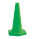Green Traffic Cone Colour Coded Sand Weighted Warning Hazard Cone