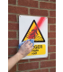 Danger Fragile Roof Vandal Resistant Signs