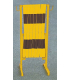 Dip Painted Steel Extending Trellis Barriers Light Duty Barrier Yellow/Black 1000 x 3000mm 12