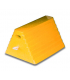 Double sided chock / Size 147 x 254 x 208mm (H x W x D) Colour=Yellow