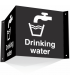 Drinking Water 3D Projecting Corridor Sign