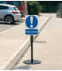 Drive Slowly Mandatory Outdoor Aluminium Sign