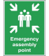 Emergency Assembly Point Aluminium Information Signs