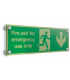 Fire Exit For Emergency Use Only Acrylic Photo-luminescent Signs