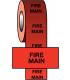 Fire Main Pipeline Marking Information Tape